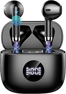 Sponsored Ad  Wireless Earbuds, Bluetooth 5.4 Headphones in Ear with 4 ENC Noise Cancelling Mic, Blu