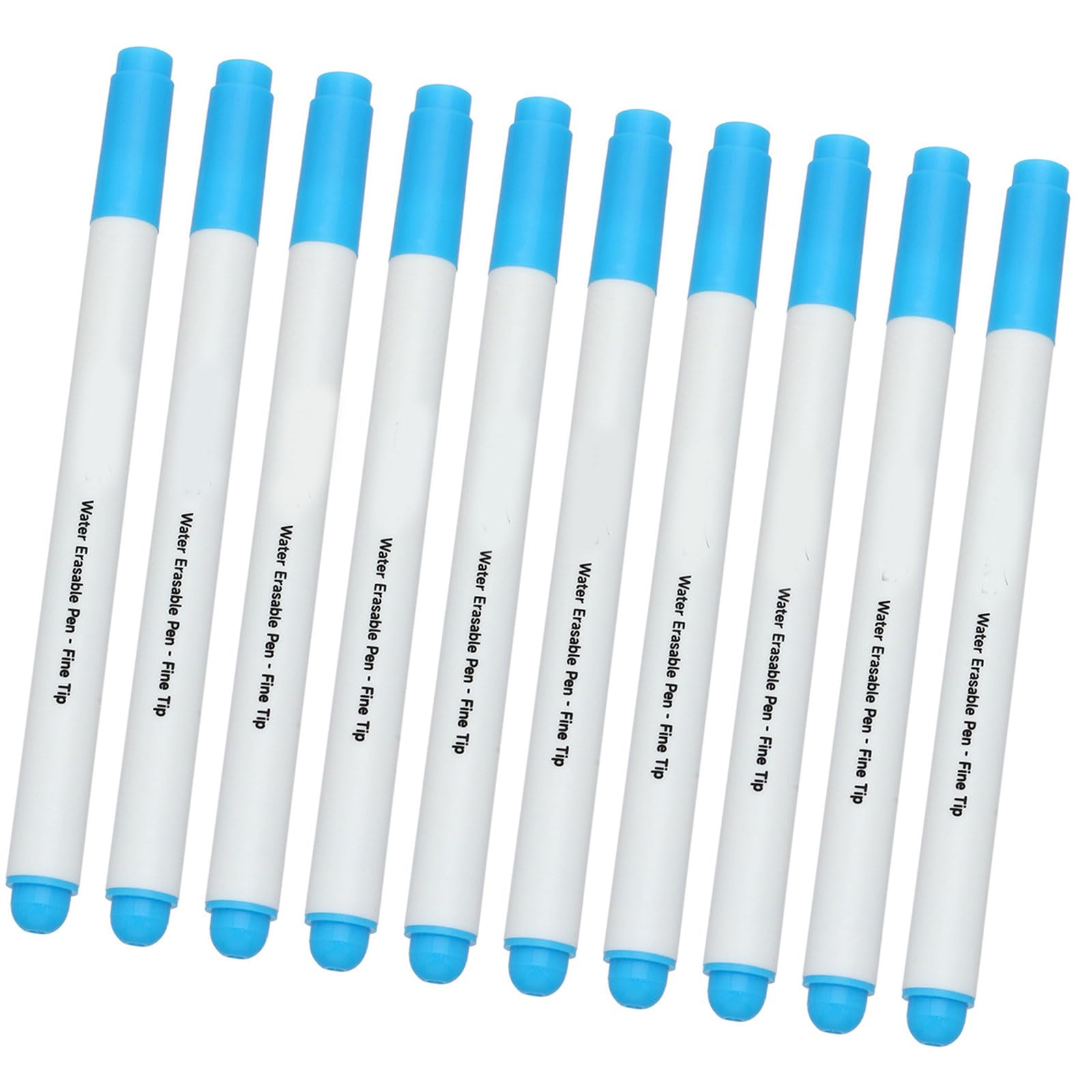 Kalttoy 10Pcs Water Soluble Fabric Marking Pen 1.0mm Water Erasable Fabric Marker for Clothing Cutting Quilting Sewing Craft Textile Markers