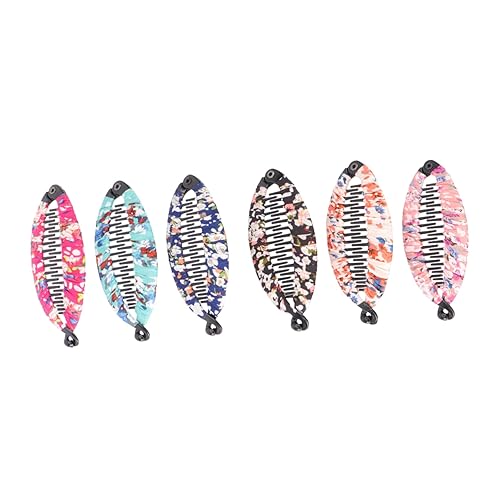 Cola de caballo para el cabello, 6 piezas, clip para cola de caballo, clip de pez, clip de cola de caballo para