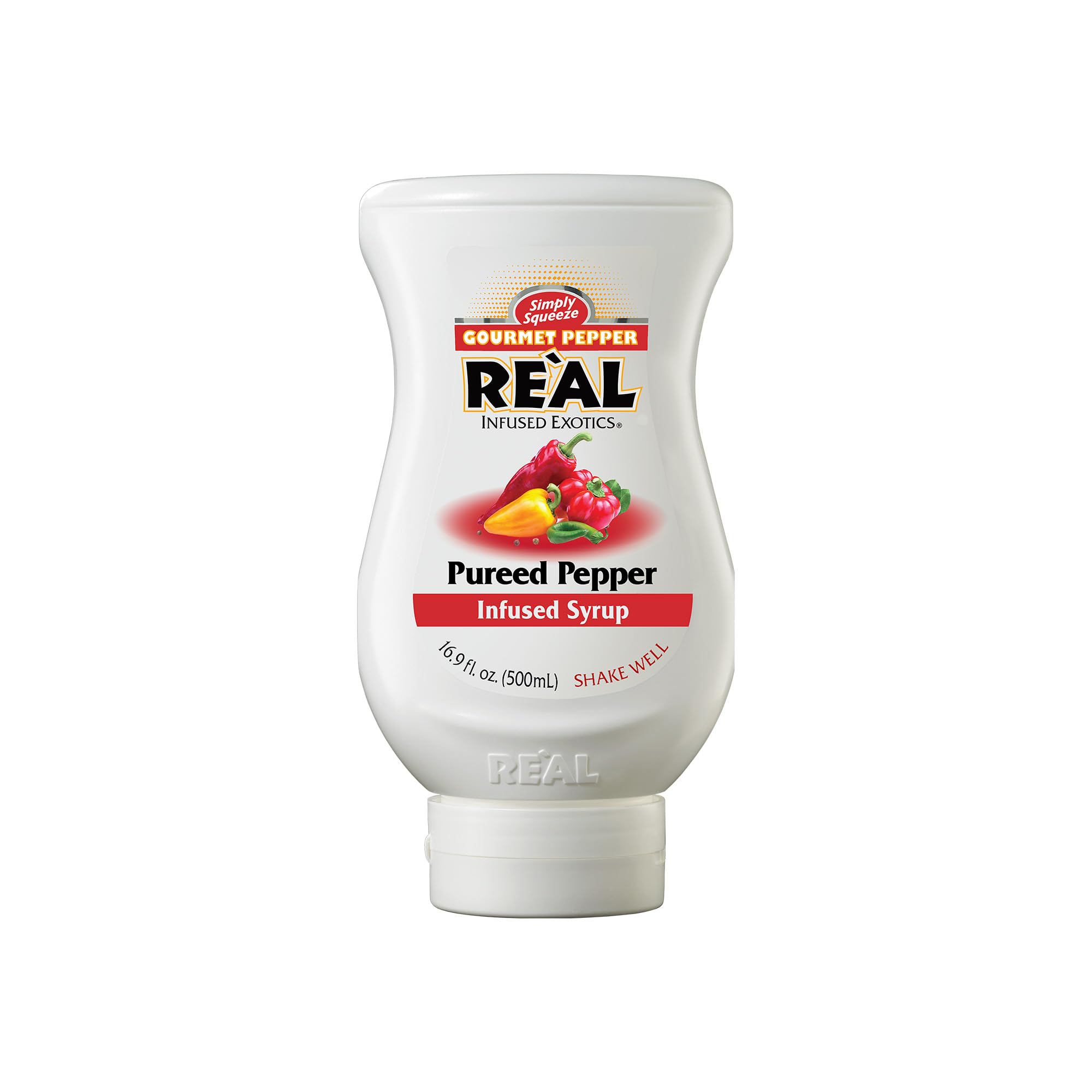 Reàl Syrup | Gourmet Pepper Puree | Made with Pureed Pepper | 500ml |Natural Ingredients| Cocktails, Mixing Drinks, Sauces, Cooking | Sauces, Dips & Spicy Margaritas