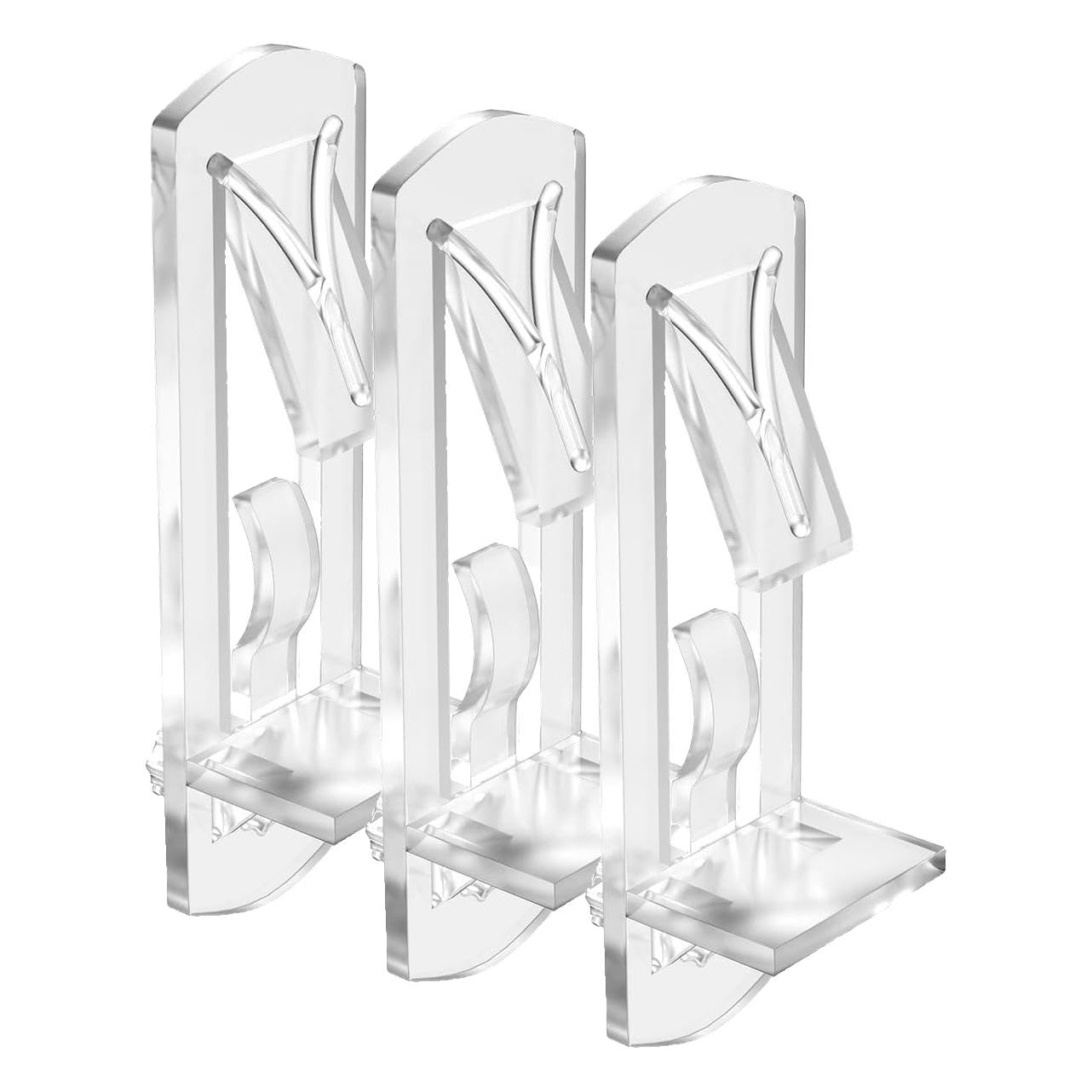 40Pcs Plastic Locking Shelf Support Pegs, 5mm Clear Self-Locking Pins — Amazon image 8