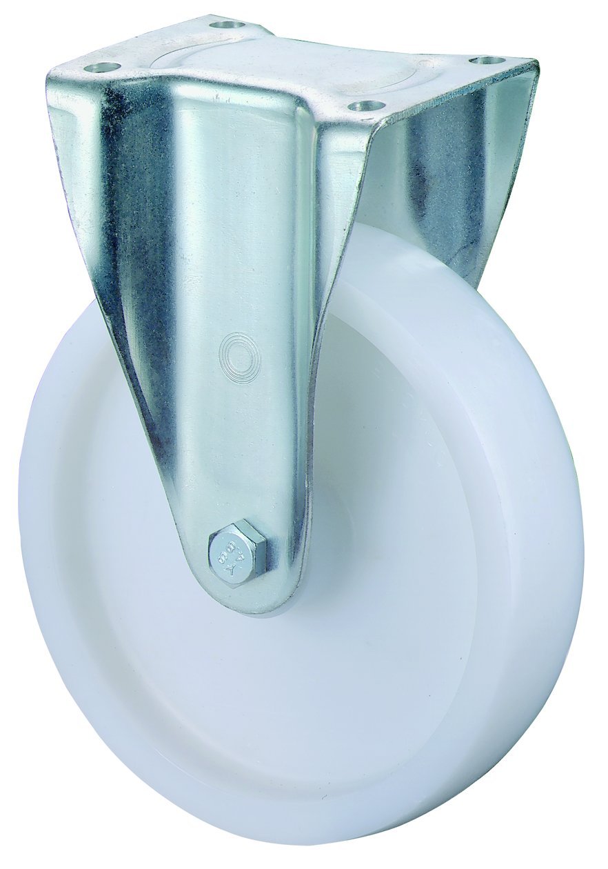 BS ruedas cargas pesadas de caballete rollo, atornillable, rueda de plástico, 125 mm, n110.b10.127