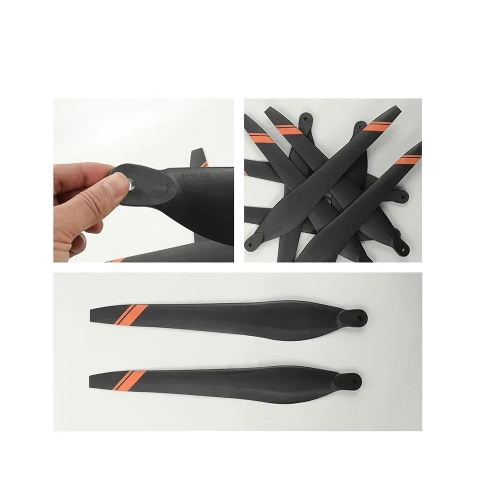 Compatible con hélice Hobbywing X9/X9Plus/X9Max de 36 pulgadas | Hélices plegables CW/CCW de 36 pulgadas for drones quadcopter X9/X9Plus/X9Max(2pcs CW and 2pcs CCW)