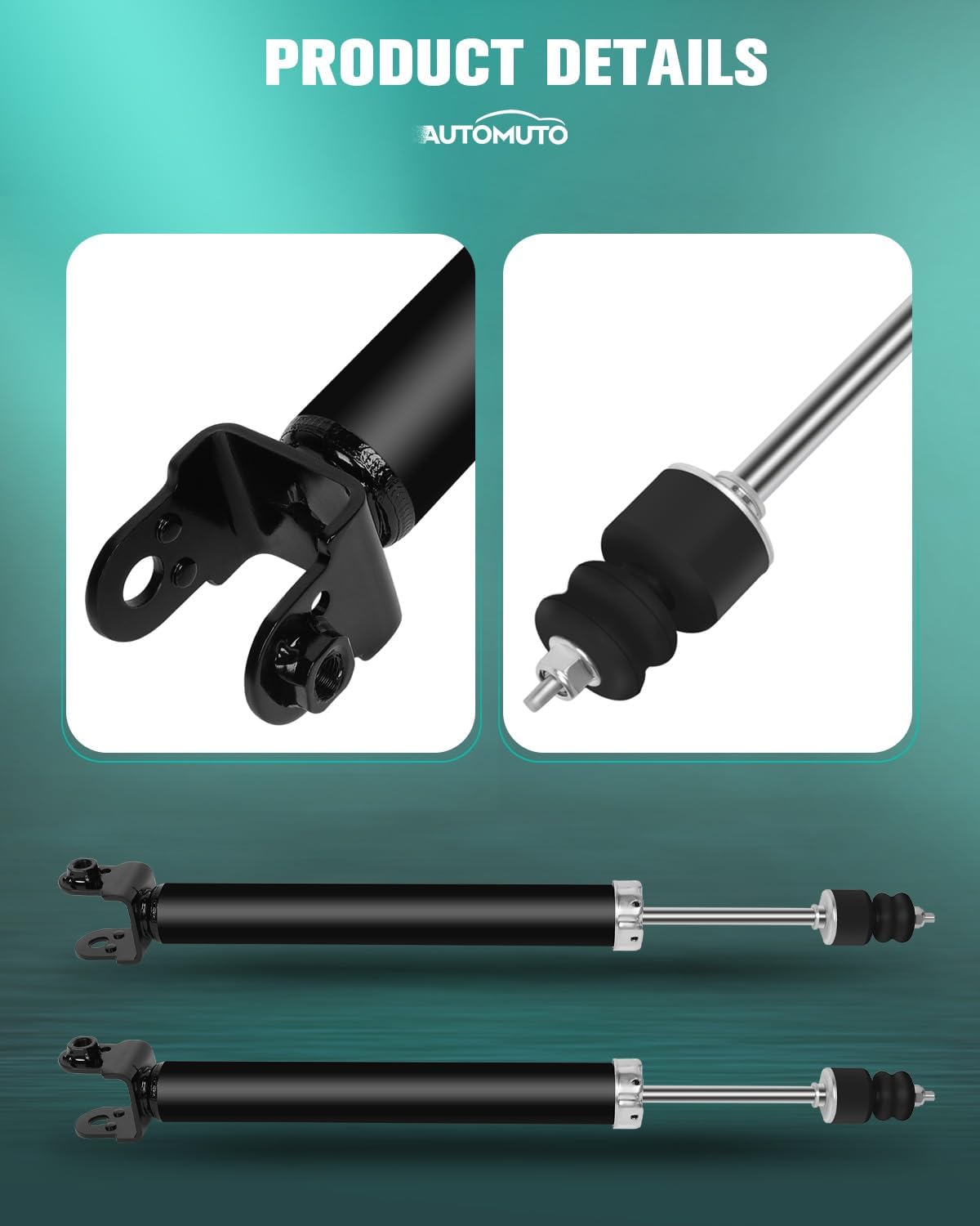 AUTOMUTO 2 Pcs Struts Shock Absorbers Compatible with 2007-2015 for Nissan Altima with 349075 Auto Shocks - Rear