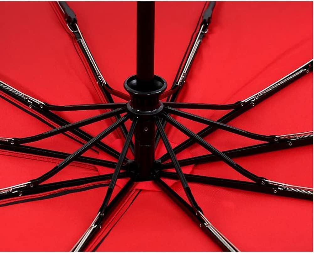 Portable Umbrella for Travel Folding Automatic Umbrella Strong Durable Double-Layer Rain Umbrella Portable Travel Umbrellas for Men and Women Umbrella Outdoor(A-Cloud)