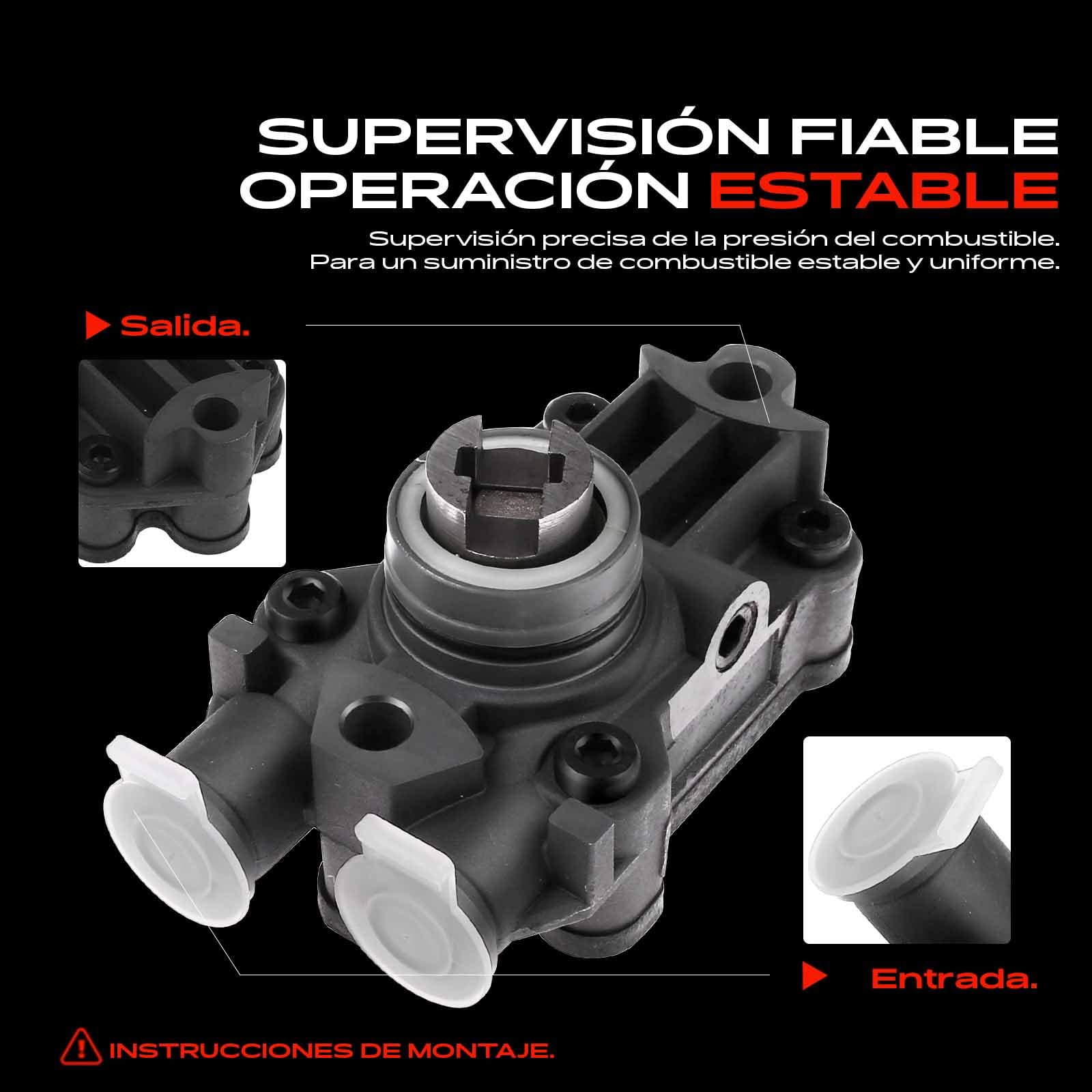Frankberg Bomba de combustible Bomba diésel Unidad de bomba 12v sin filtro