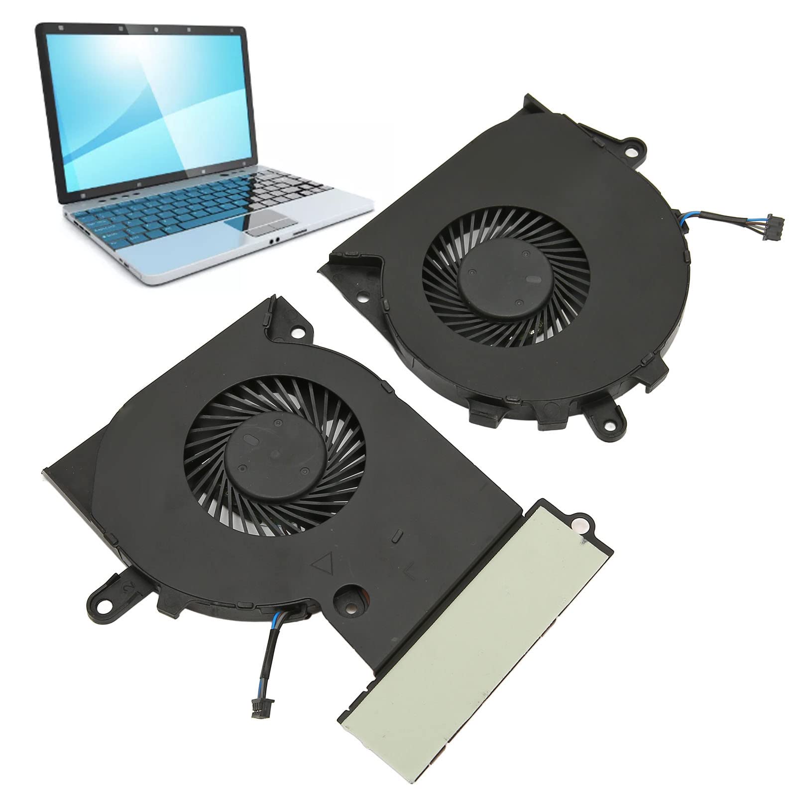 Annadue Ventilateur de Refroidissement CPU GPU, Remplacement pour Omen 15-CE, 17-an, 17-AN012DX, Ordinateur Portable