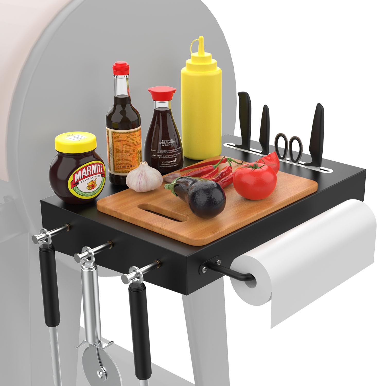 Grill Shelf BBQ-PLUS Stainless Steel Side Shelf For Pit Boss 700