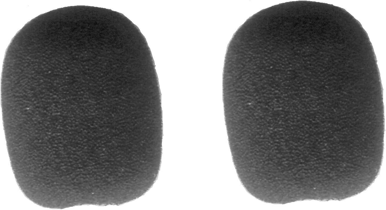 Replacement Aviation Microphone windscreens for Bose and Crystal Mic Typhoon (Two (2) Pack A20 Model)