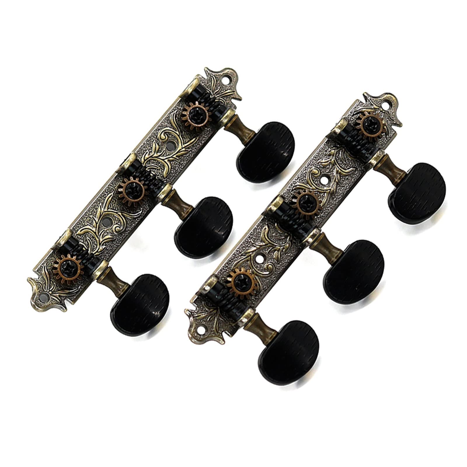 マシンヘッド ギター交換部品 6PCSシールされたギターストリングペグロックチューナー3L3Rチューニングペグストリングチューナーギ ペグ マシンヘッド  ヴィンテージスタイルのエレキギター弦チューニングペグチューナーストラトキャスター用マシンヘッド、テレキャスター ... マシンヘッド ギター交換部品 6PCSチューニングペグチューナー3R3Lギター楽器用