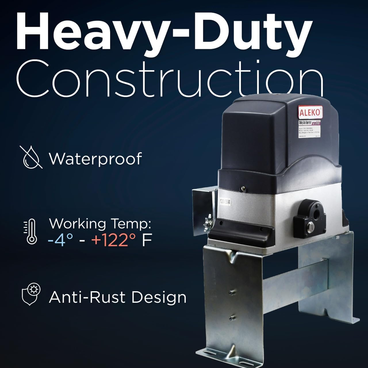 Chain Driven Sliding Gate Opener- Basic Kit (AC2700NOR)