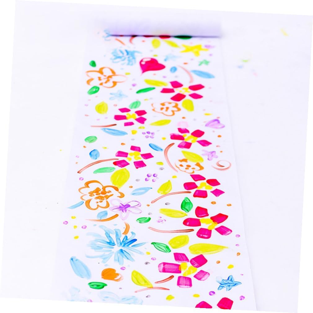 PLAFOPE Painting Paper Rolls 44cm x 25m and Girls Watercolor Paper Craft Rolls Blank Drawing Paper for Art Projects