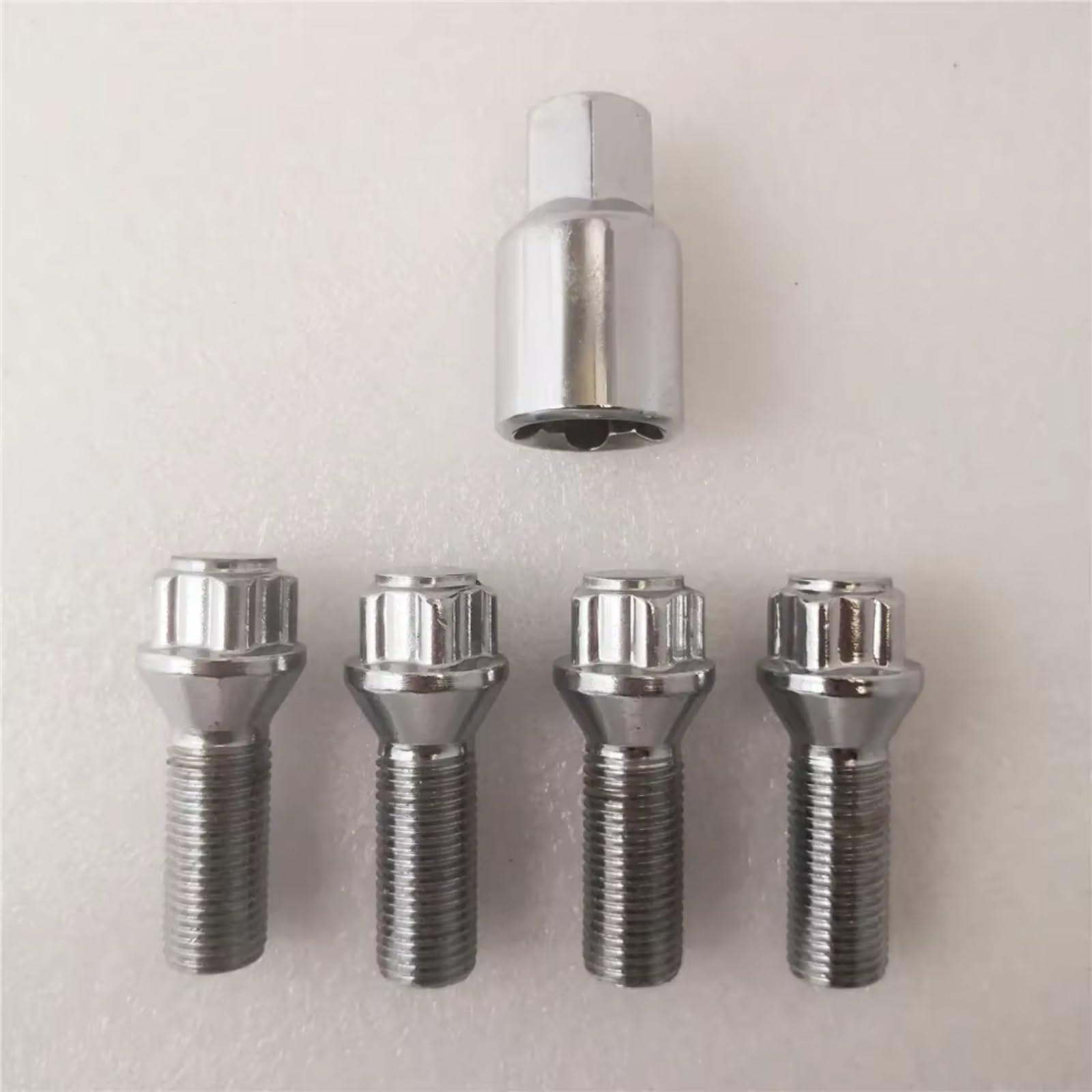 Compatibile Con 1 SET M14x1.5 Bullone Di Bloccaggio Ruota Pneumatici Viti Dado Bullone Ruota Dado Chiave Adattatore Bulloni Pneumatici Per Auto Vite Pneumatico Bullone Dado Ruota Bulloni Cerchio