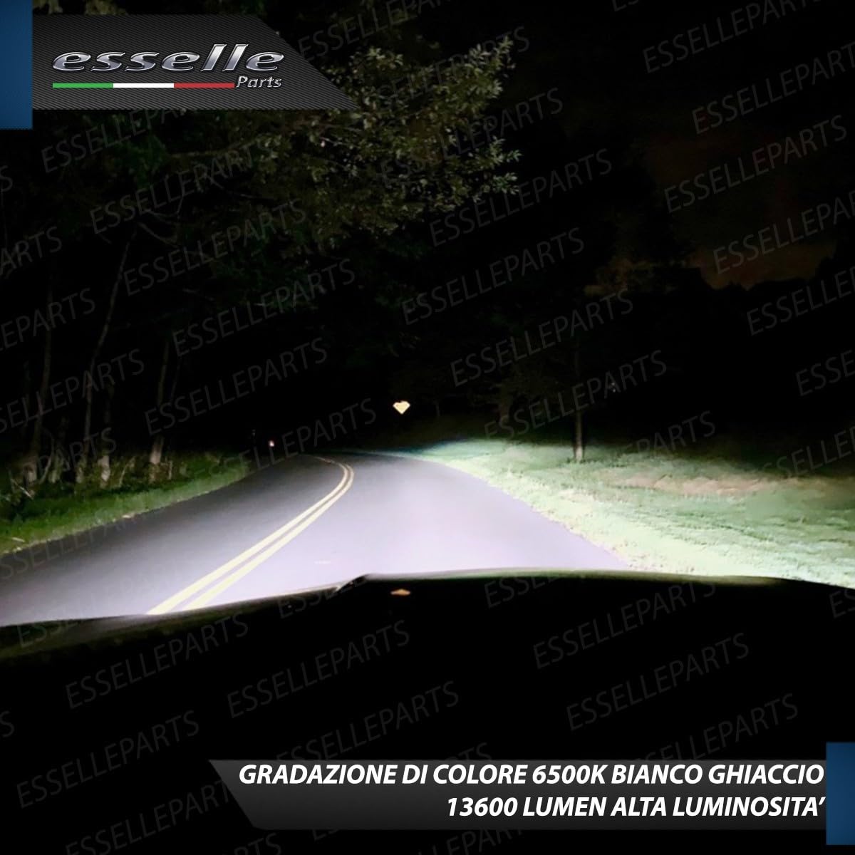 Kit Full LED H7 Monoled al Quarzo per Fari Lenticolari 13600LM 6500K Bianco Ghiaccio, Canbus Integrato, Plug & Play, Alta Luminosità 360°, No Errori, 2 Lampade