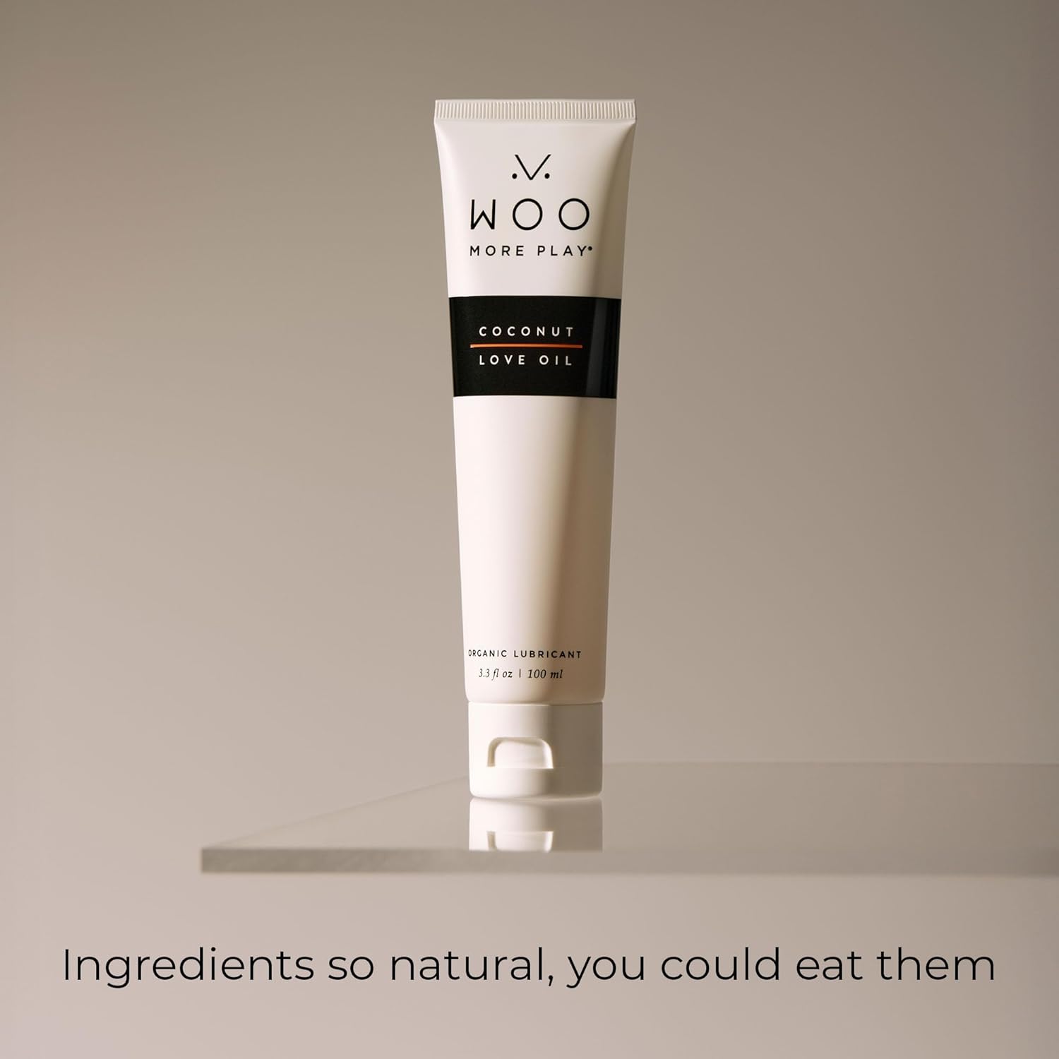 Woo More Play Coconut Love Oil | Organic Coconut Oil Personal Lubricant for Men and Women | Natural and Clean Ingredients | Doubles as Massage Oil | Relaxing Scent | 3.3 fl Oz (3.3 Fl Oz (Pack of 1)) - Image 2