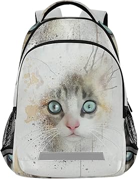 White cat backpack Clearance