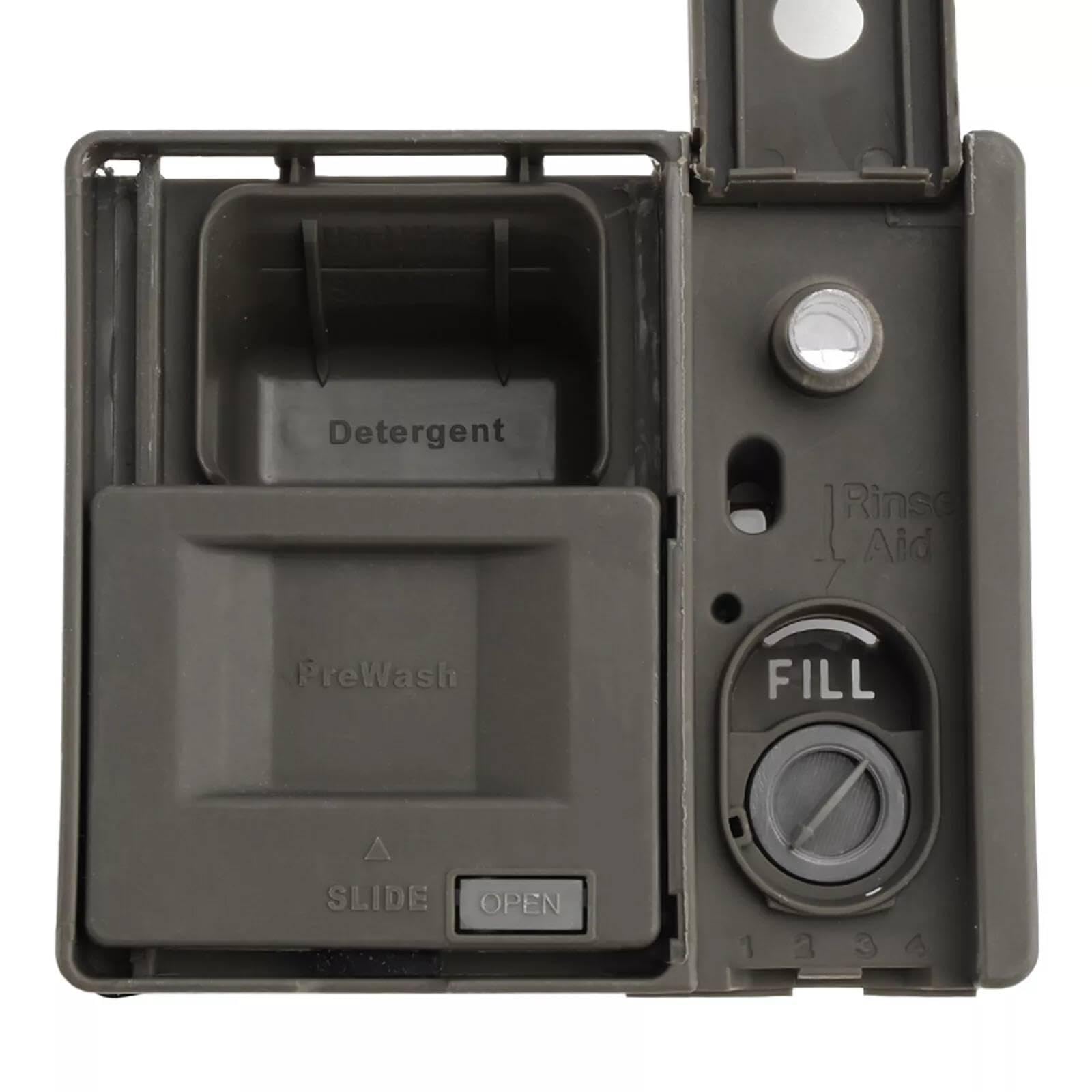 Spülmaschinenreiniger Spender Geschirrspüler Teile Reiniger Tablett W10861000 tragen resistent