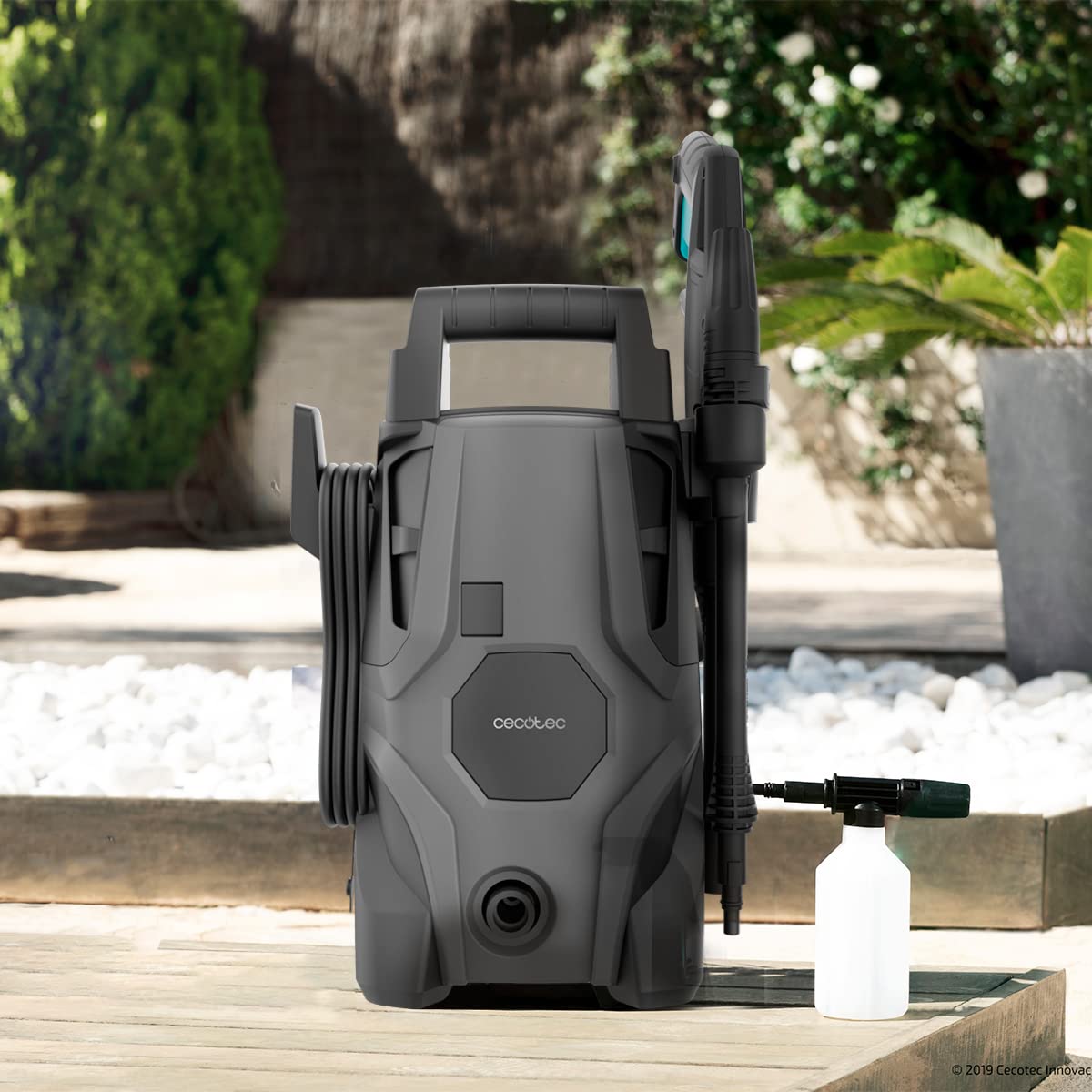 Cecotec HydroBoost 1400 Essential Nettoyeur Haute Pression 1400 W pour Maison, Jardin ou Voiture, débit Max de 426 l/h, Pression maximale 105 Bars, Pompe en Aluminium, Rayon d'action 9 m