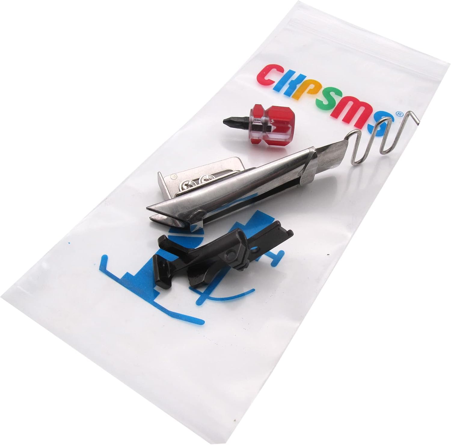CKPSMS Brand 1SET Binding Foot & Tape Binder (Tape Size: 32mm) Compatible with/Replacement for JUKI, CONSEW, SINGER, BROTHER Sewing Machines