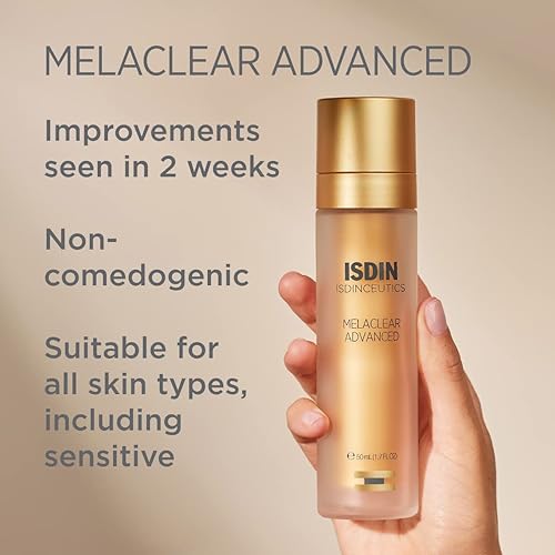 Miniatura 3 de Isdin ceutics Melaclear Advanced - Corrector de manchas oscuras para rostro con niacinamida, 1.7 onzas líquidas (1.7 fl oz).