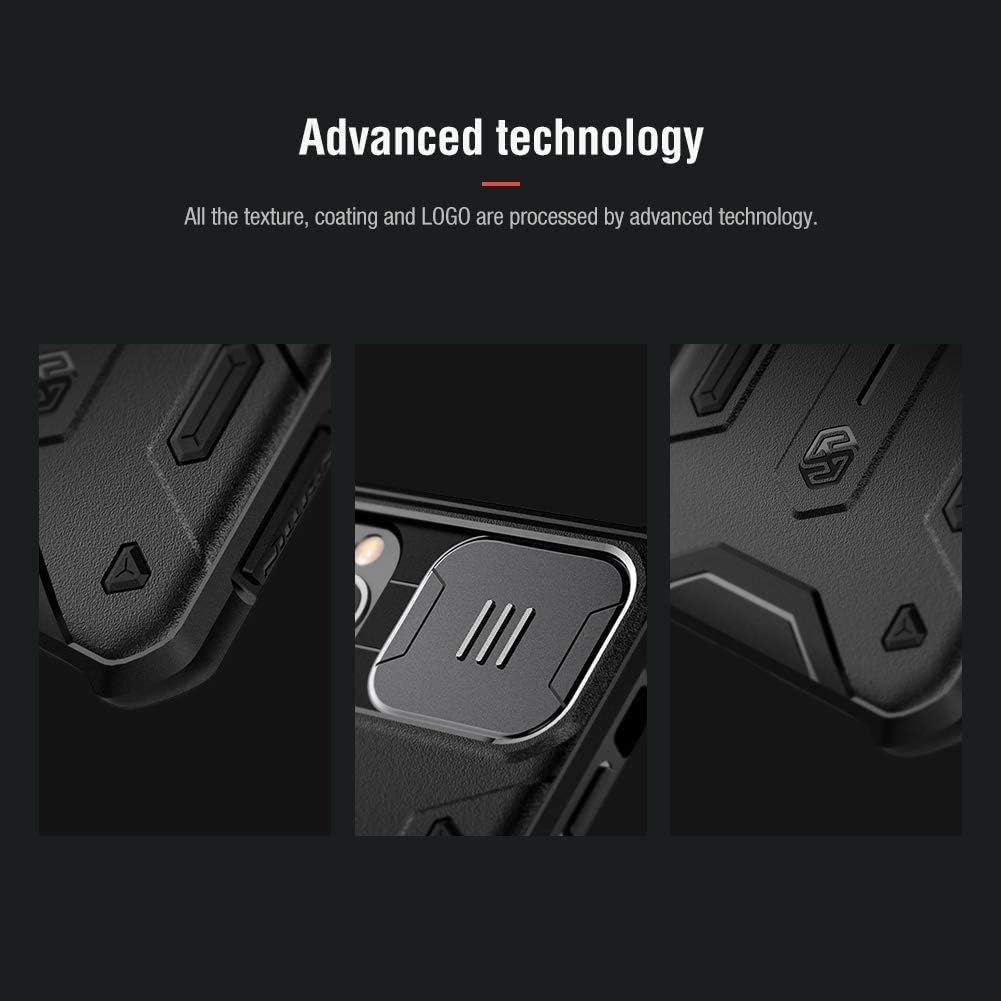 Nillkin iPhone 11 Pro Case, CamShield Armor Case with Slide Camera Cover, PC & TPU Impact-Resistant Bumpers Protective Case with Ring Kickstand for iPhone 11 Pro 5.8 inch (2019) - Black