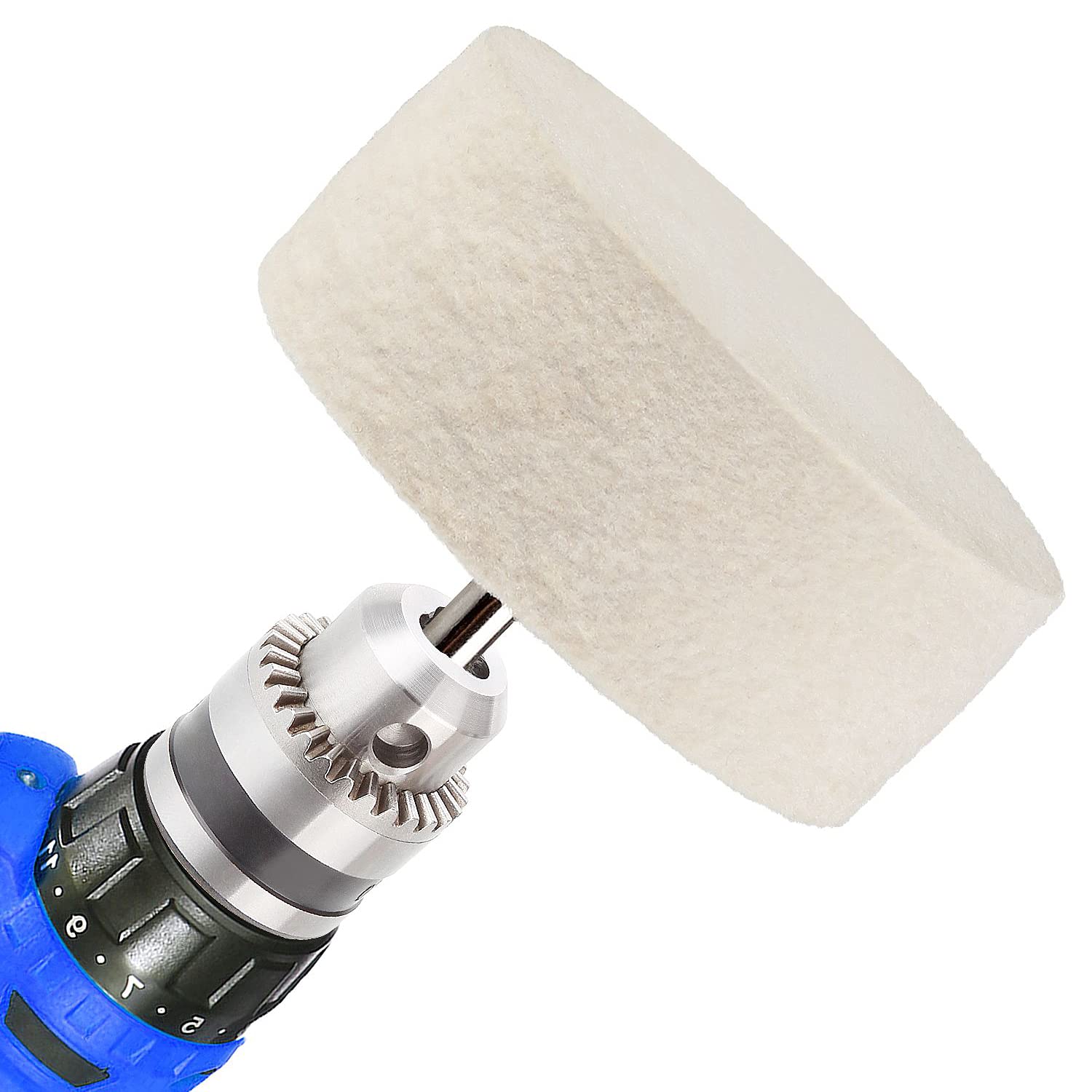 Buy HOLAN 75 mm Felt Polishing Buffing Wheel 3 inch Polishing Wool