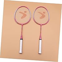 Vista 9 de 1 Pair Children Badminton Racquet Beginners Badminton Racket Playing Badminton Racket Suit Badminton Training Rackets Children Exercise Kids