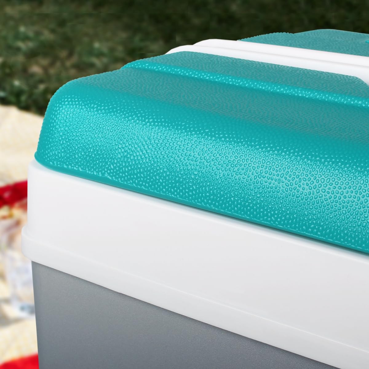 Kühlbox Isolierbox Kühltasche Camping Thermobox Isoliertasche Grau