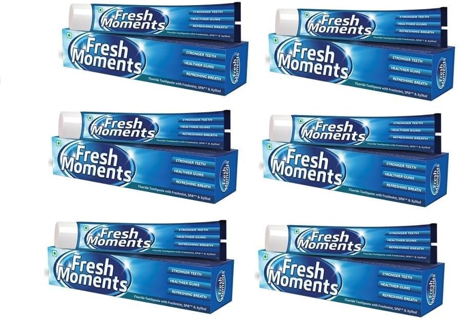 Tiens Modicare Fresh Moments Flouride Toothpaste, Tartar Control -100 G (Pack Of 6)