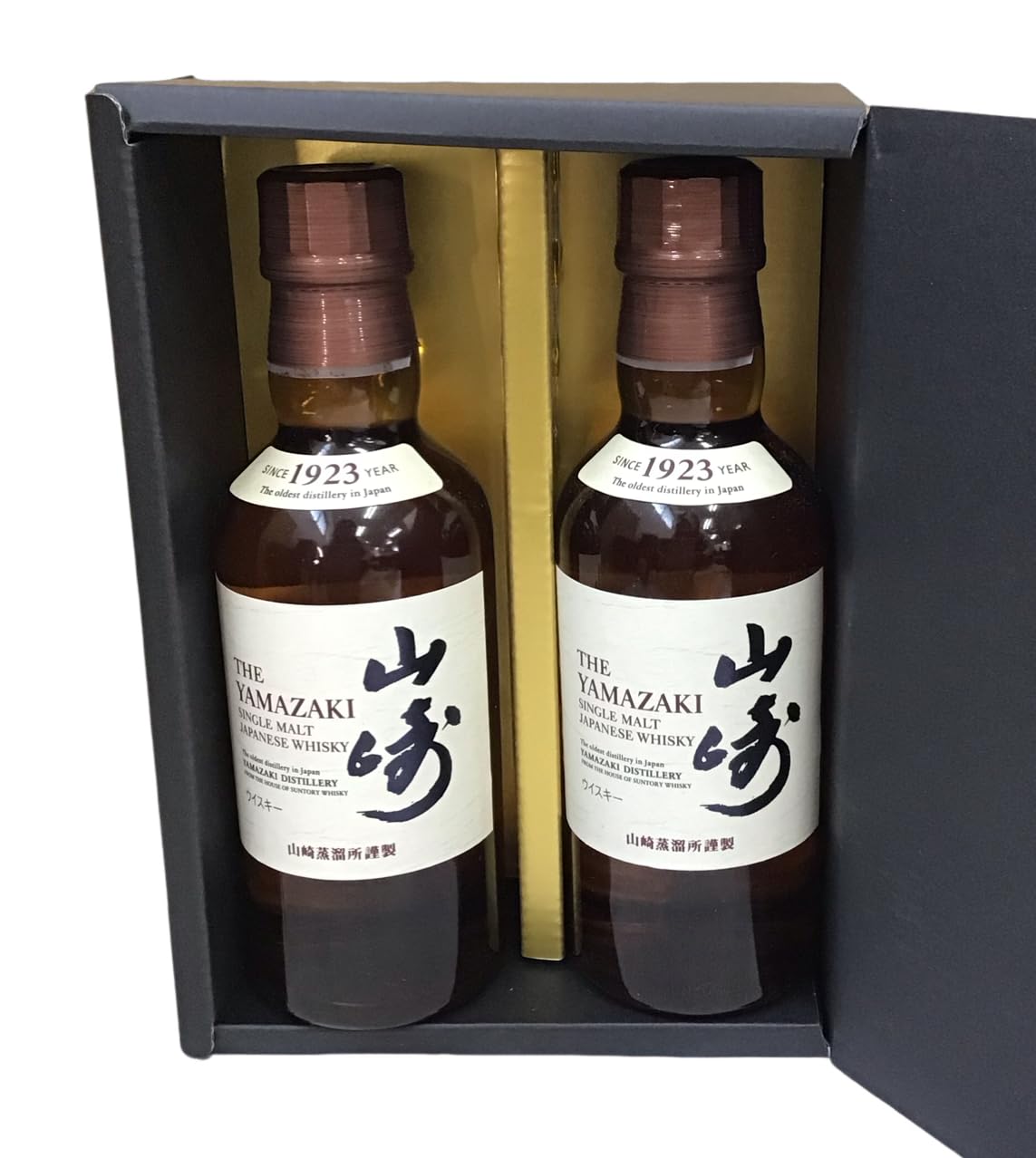 Amazon.co.jp: お誕生日おめでとう サントリー 山崎 180ml 2本セット 