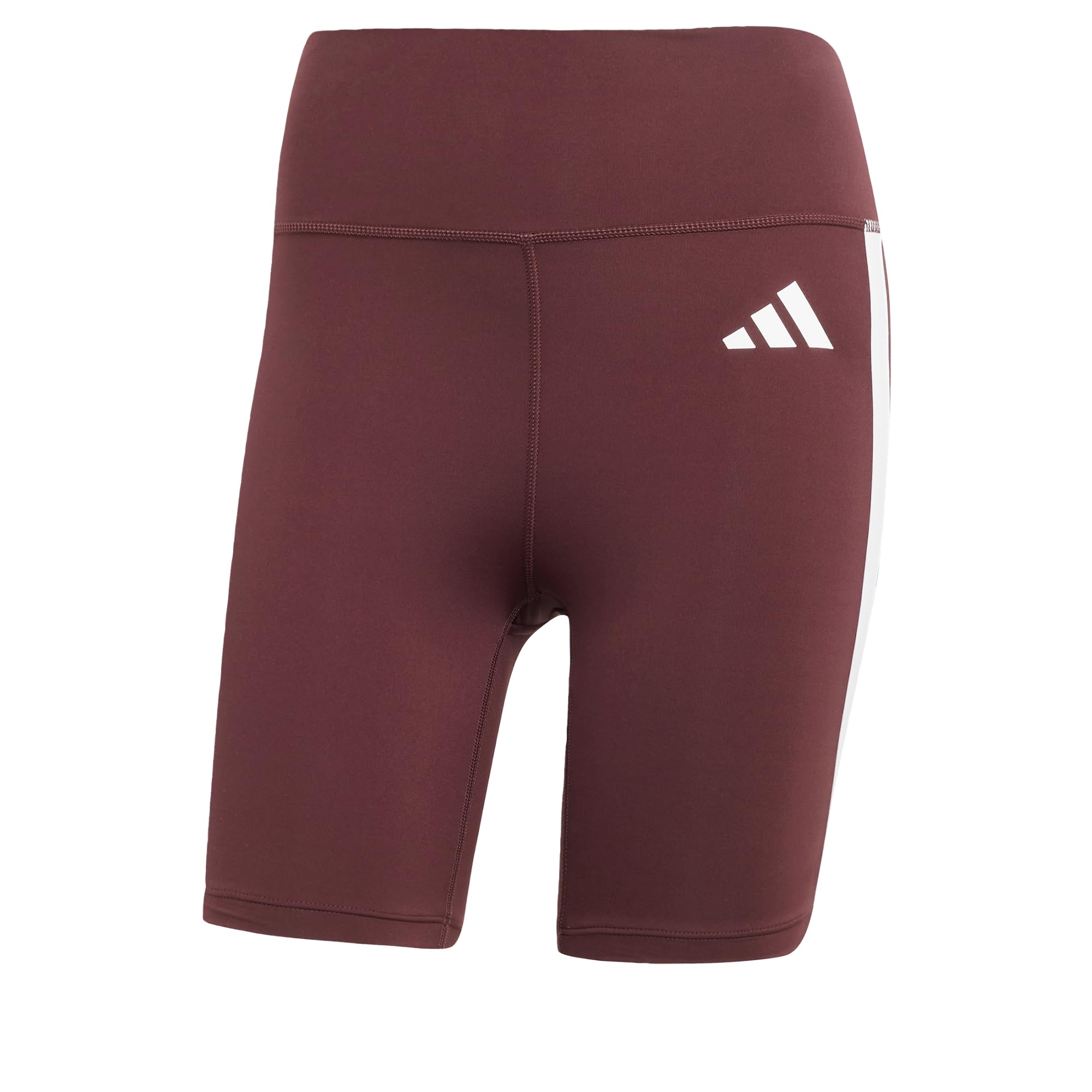 adidas Female Optime Essentials 3Stripes Short Leggings L 5 inch
