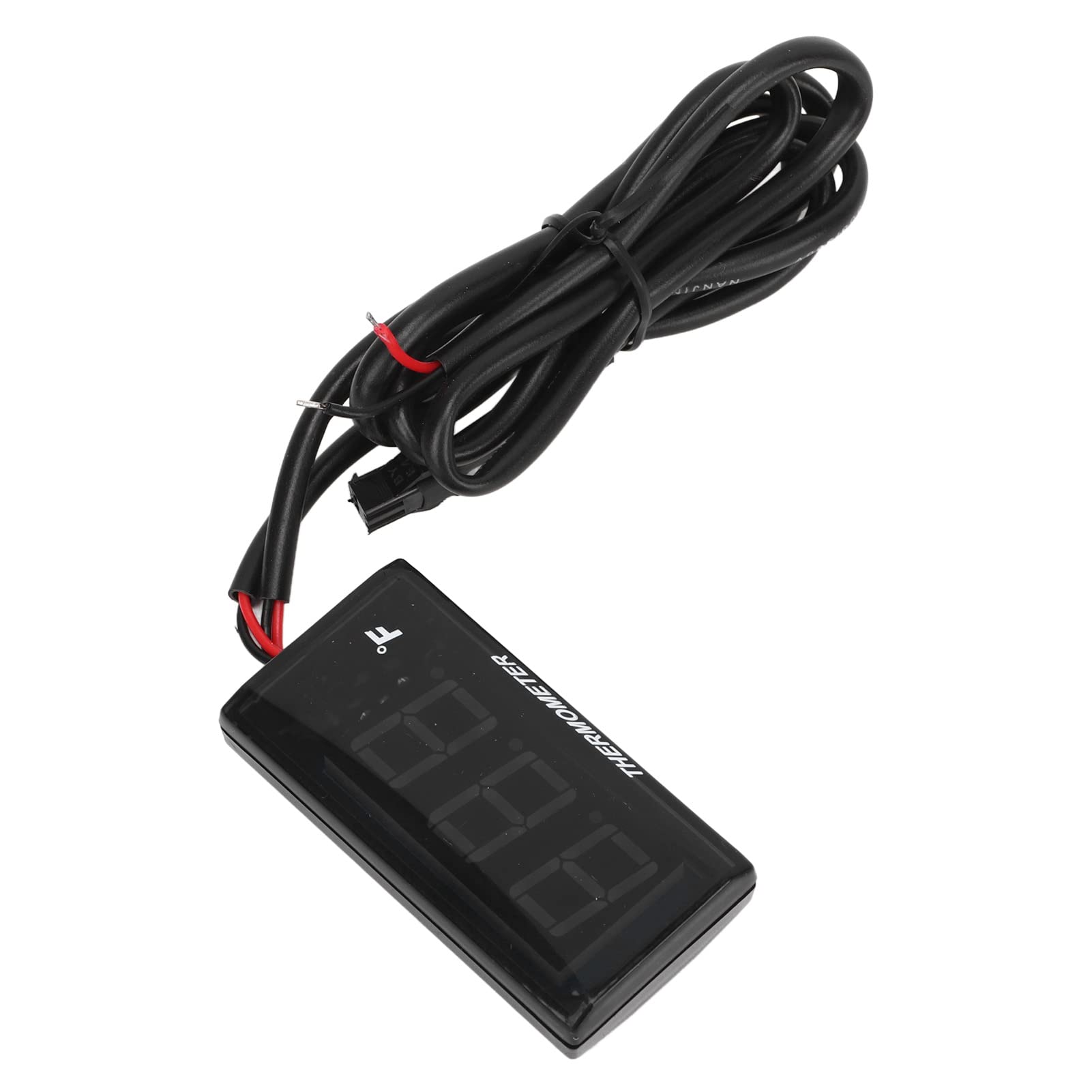 Jauge de Température d'eau de Moto Écran LCD Ultra Fin Boîtier ABS Compteur de Température d'eau pour Modification DC12V Bleu Quad Square Instrument Jauge de Température d'eau