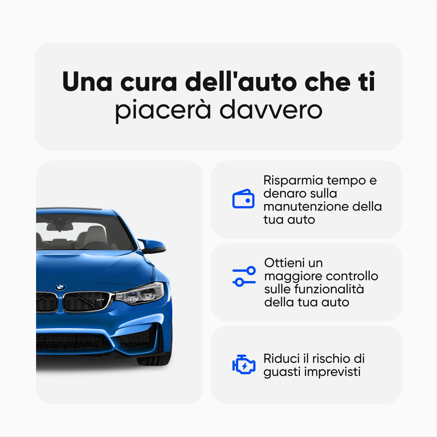 OBDeleven 3 Bluetooth OBD2 Auto Diagnostica Lettore di codici diagnostici Scanner per auto per uso quotidiano e avanzato iOS e Android (OBDeleven 3)
