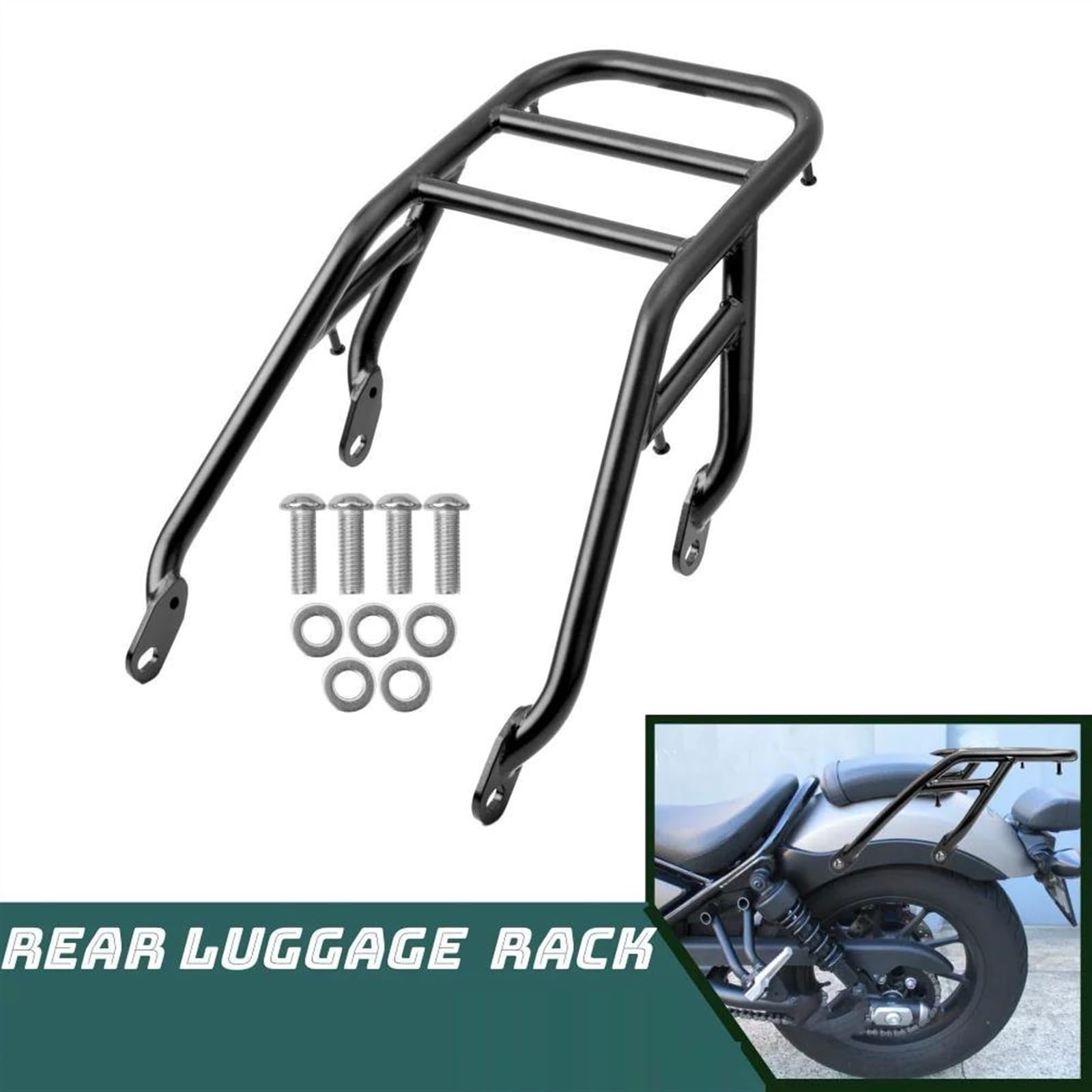 Supports Sacoches Latéraux Pour Honda CMX500/300 - Porte-bagages Arrière Gauche Et Droite, Noir