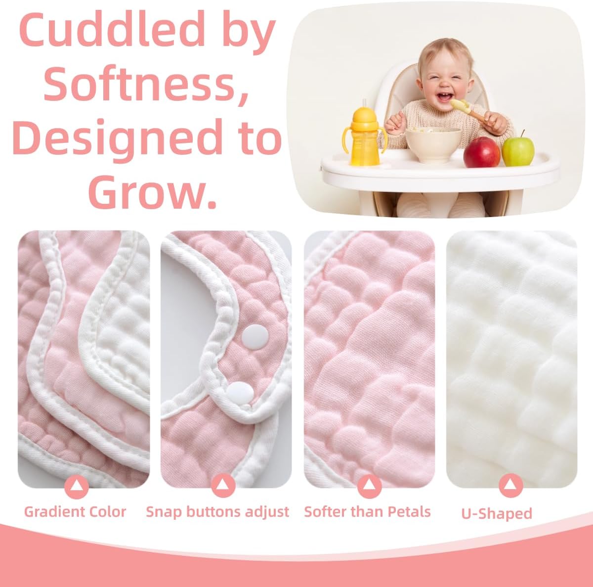 Ultimate Comfort: MUKIN Soft Cotton Baby Muslin Bibs & Burp Cloths Review