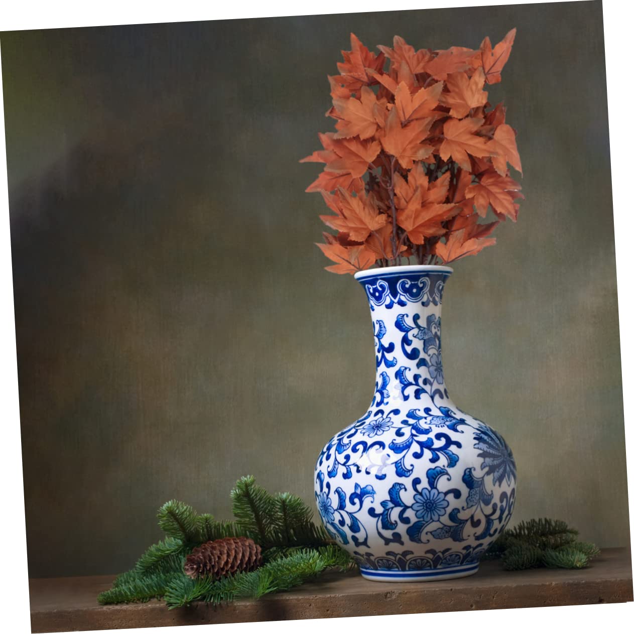 PRETYZOOM 20 Pcs 1Set Herbstlichen Decor Zarte Verzierungen Seide Tuch Thanksgiving