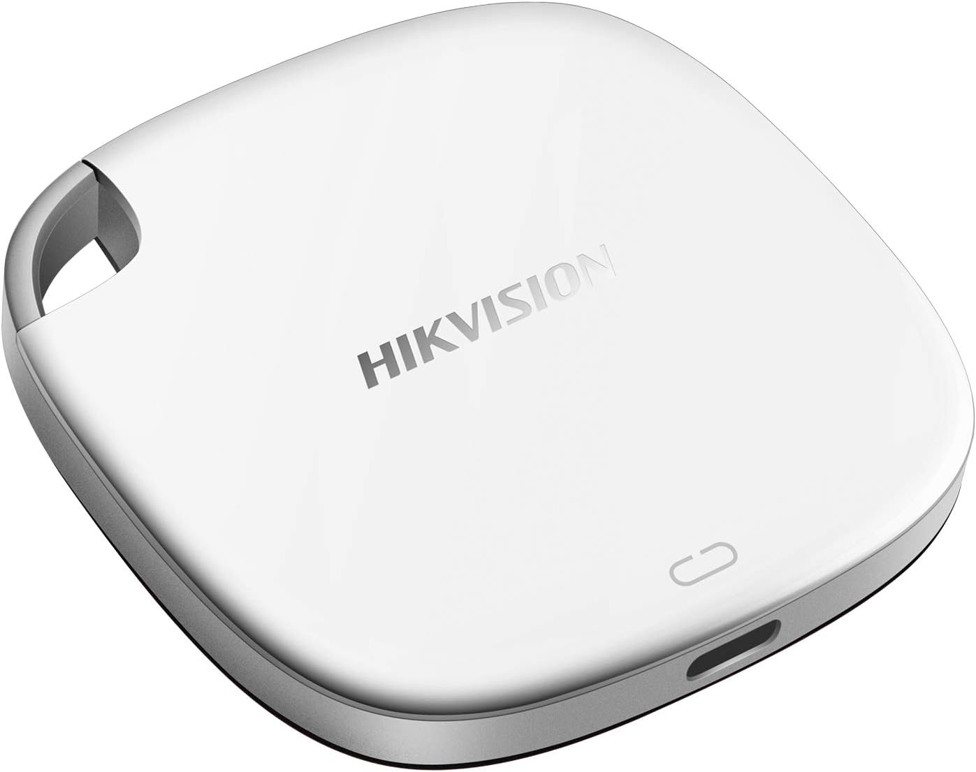 Hikvision T100I 128GB Portable External SSD, USB 3.1 540MB/s High-Speed USB-C Mini Portable External Solid State Drive for PC, Laptop, Phones and More (White)