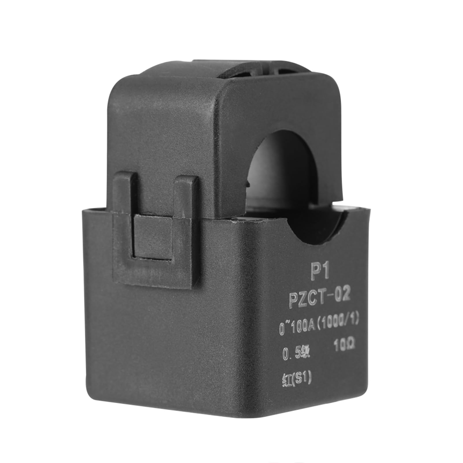 3 Stück PZCT-02 Wechselstrom Stromwandler Set 100A AC Stromsensor Splitkern Spulensensor für Energiezähler