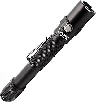 Archer 2A V3 Flashlight, 2AA EDC Tactical Flashlight, 500 Lumens Dual Switch Pocket LED Flashlight for Emergency, Camping, Home - Cool White