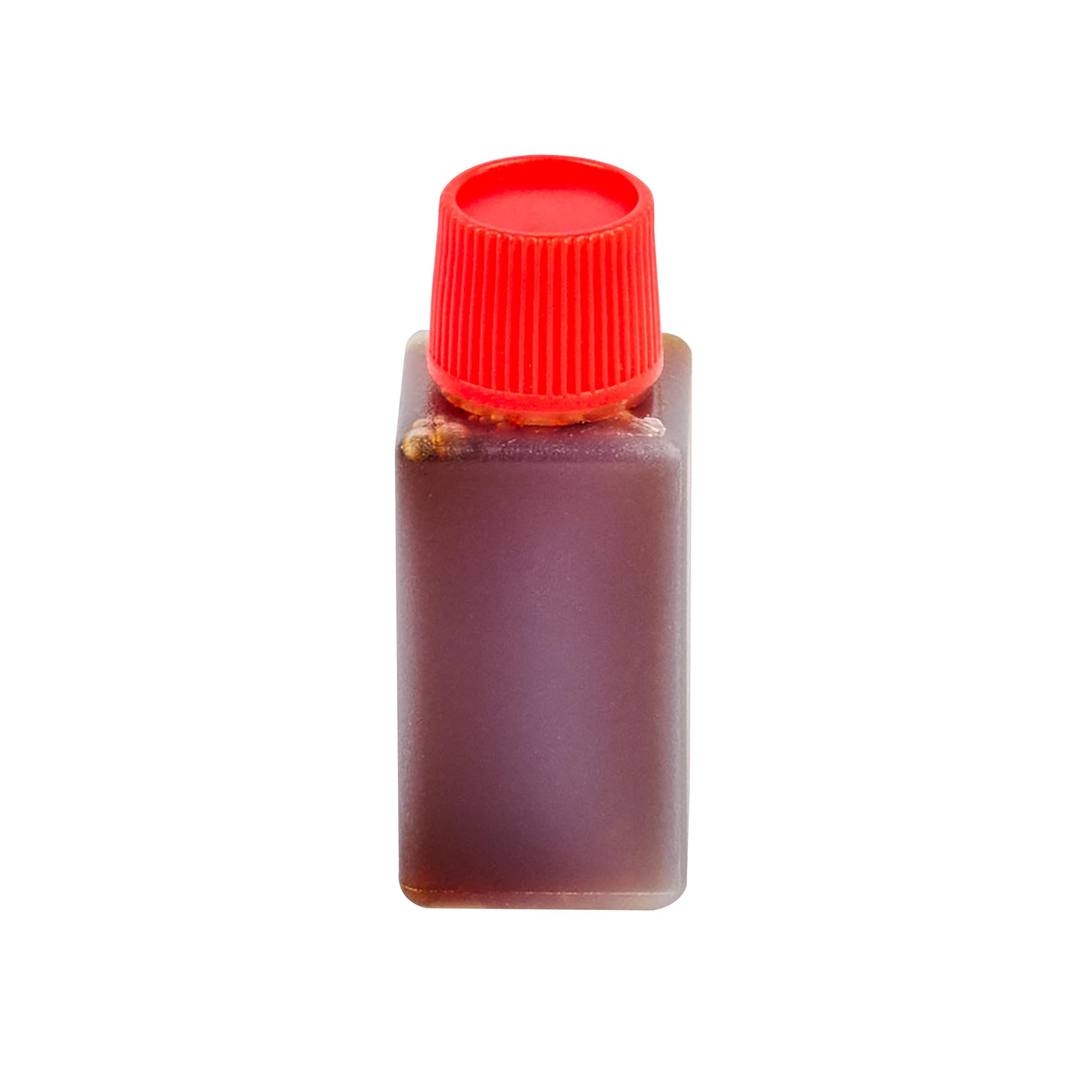 Restaurantware -Bento Tek - Mini botellas de salsa de soja de 6 mililitros, 1000 mini botellas desechables para condimentos con tapas rojas, paquete de condimentos, vinagre o salsa, botellas de