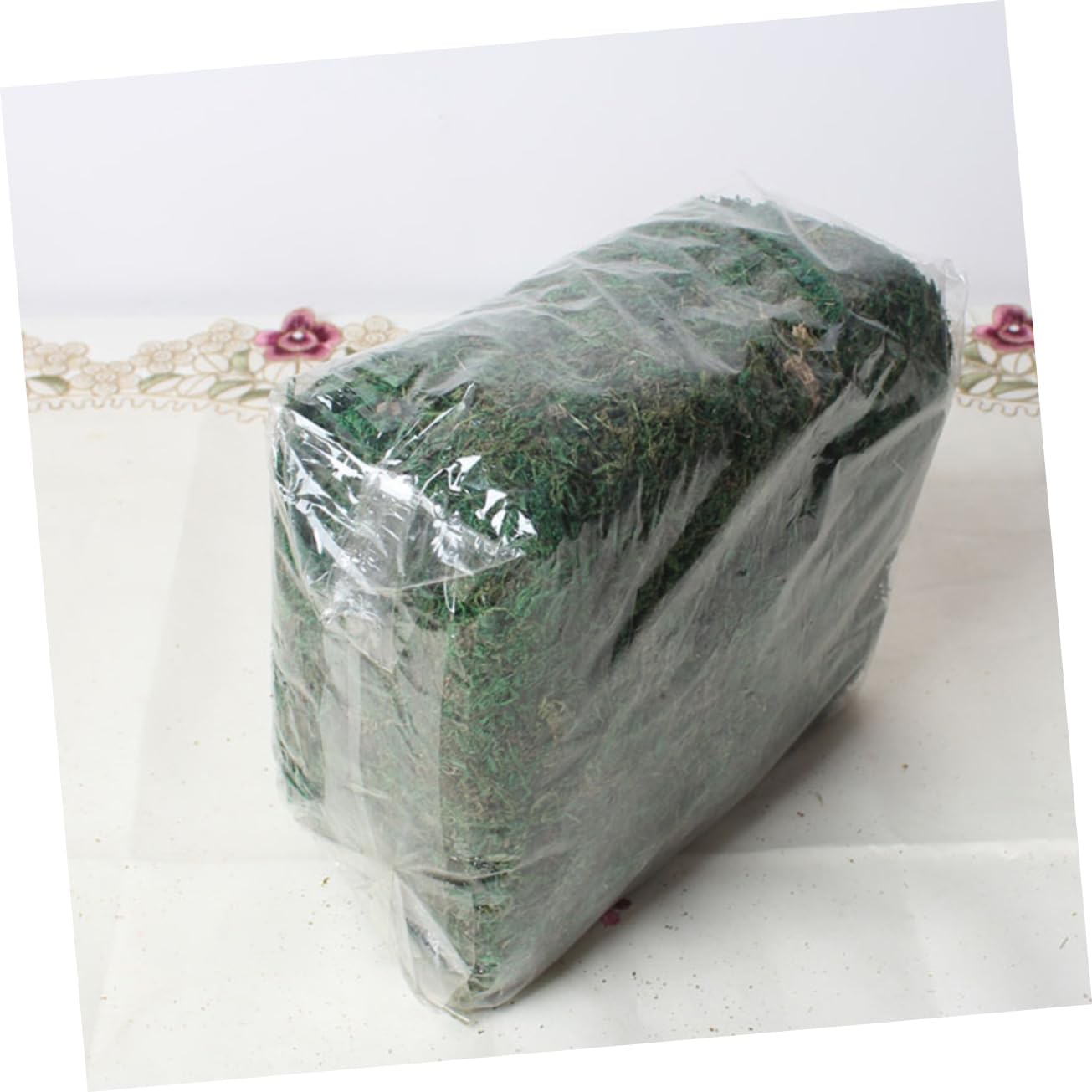 Artificial Moss Lichen Green Miniature Ornament, for Garden Lawn Base
