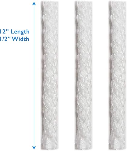 Miniatura 3 de Firefly Mechas de antorcha Tiki de fibra de vidrio de combustible, paquete de 3, mecha respetuosa con el planeta de larga duración para antorchas