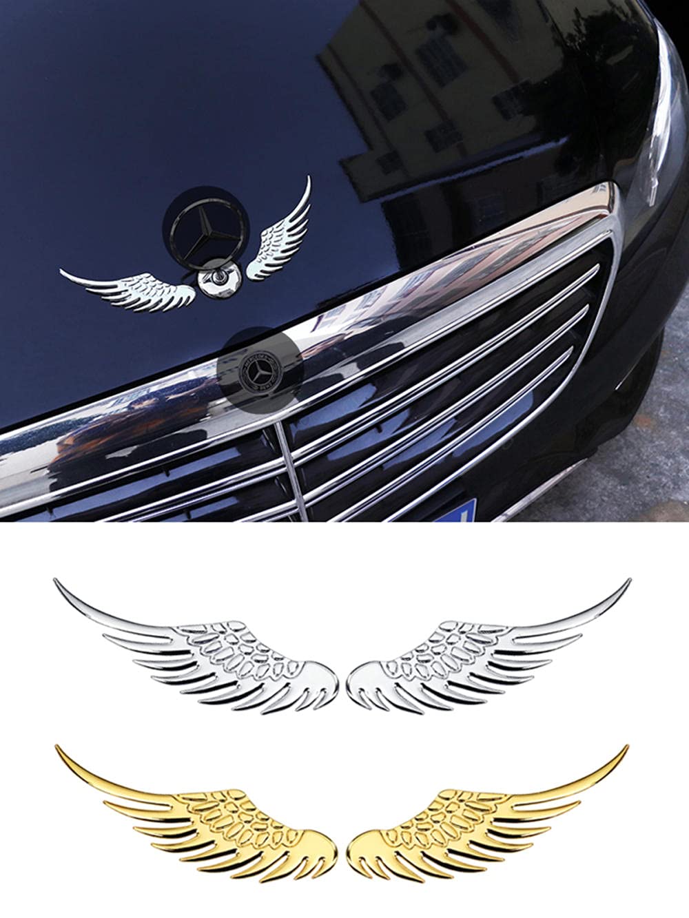 Métal 3D modifié Harley crâne en forme de voiture moto badge