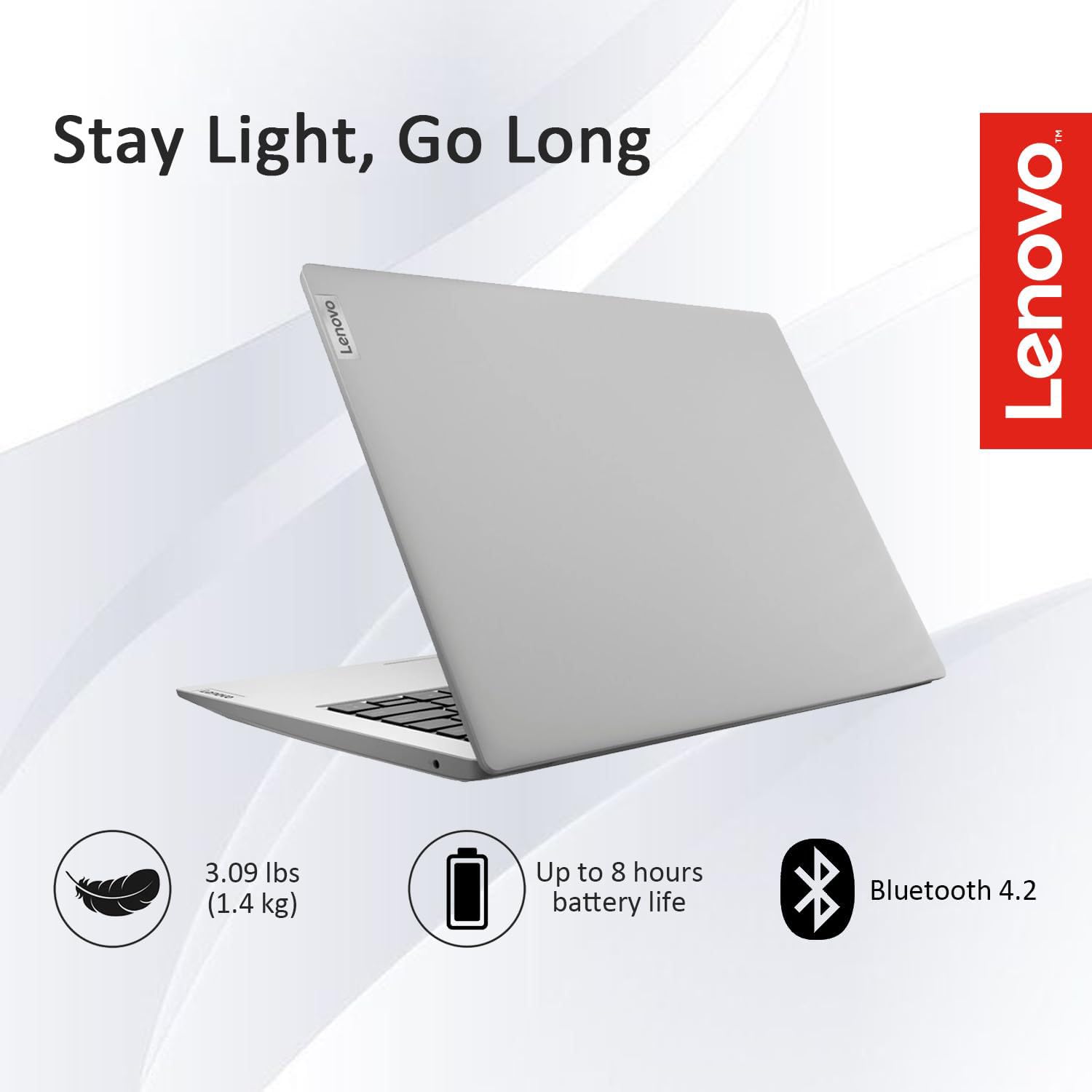 Lenovo 14" Laptop • Intel 4 Cores Processor • 4GB DDR4RAM • 640GB Storage (128GB SSD + 512GB Portable Drive) • Intel UHD Graphics • Wi-Fi 5 • HDMI • Long Battery Life • Win 11 • WOWPC 3-in-1 Bundle