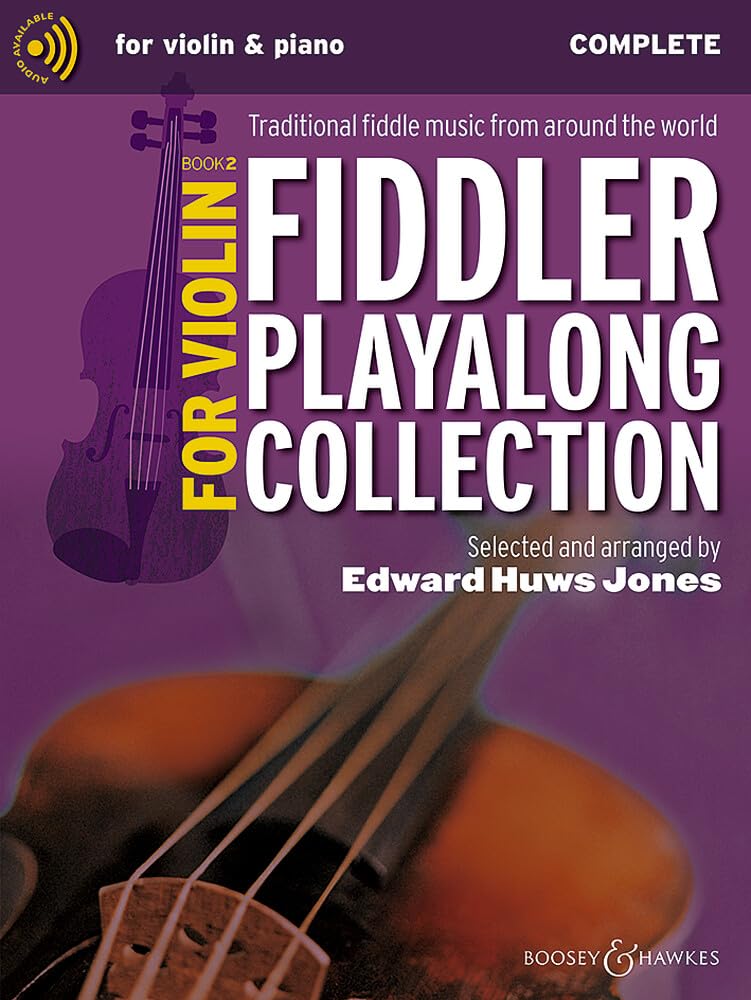 Fiddler Playalong Collection for Violin Book 2 - Traditional Fiddle Music from Around the World - Violin (2 violins) and piano, guitar ad libitum - ... audio files - Boosey & Hawkes (BH 13919)