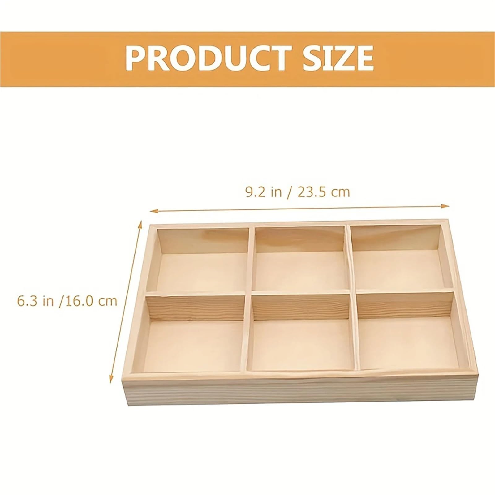 Organisateur De Sachets De Thé Organisateur de stockage de sachets de thé en bois, boîte de conteneur empilable, support en bois à 6 compartiments, porte-stylo de bureau, organisateur de bureau Pour R