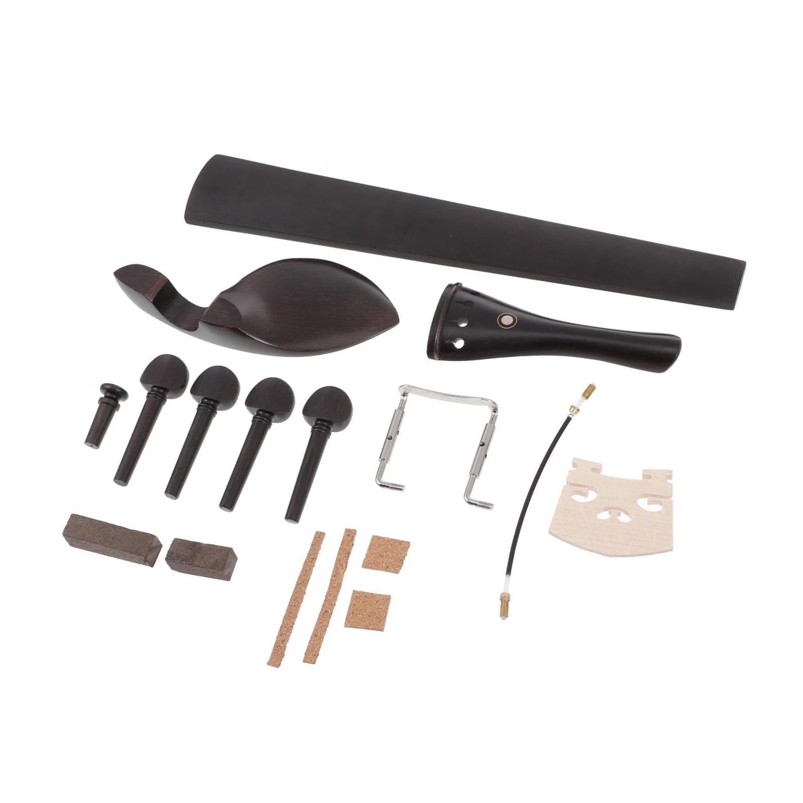 Accesorios para violín 4/4 Cordal de ébano Instrumentos profesionales duraderos