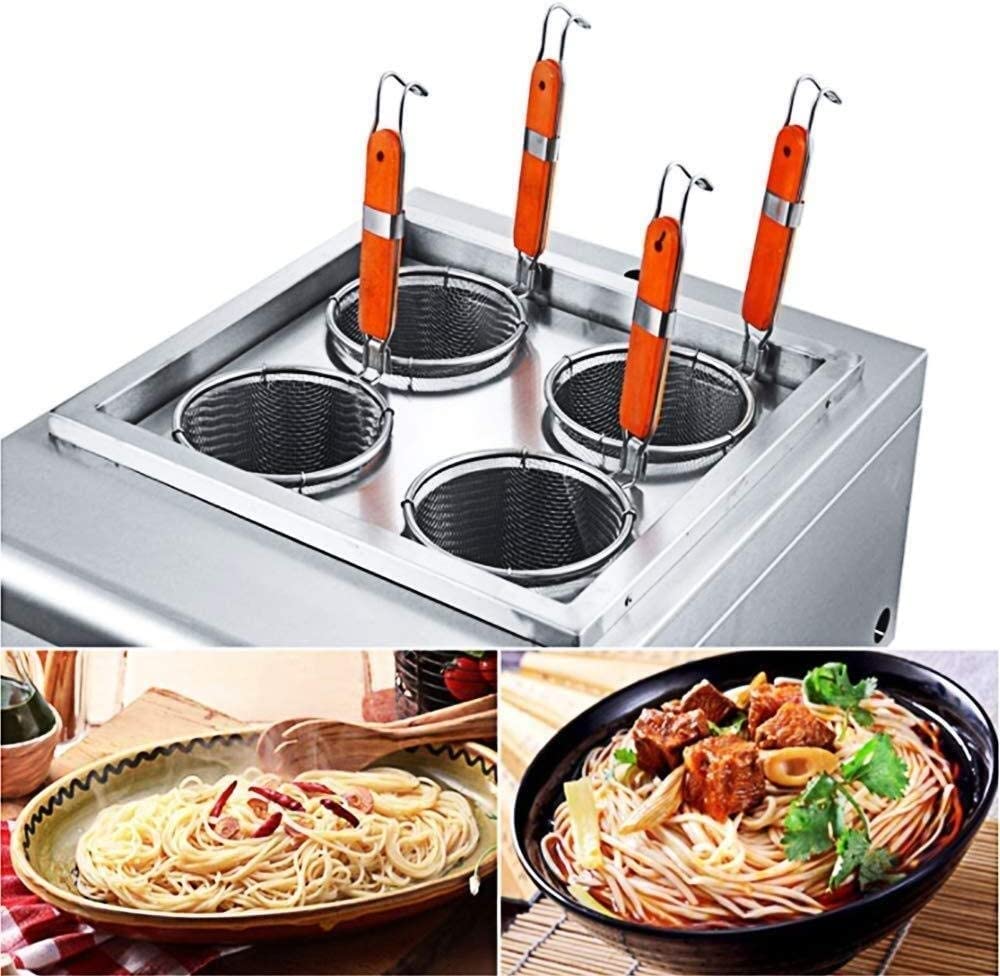 Komercyjny Kociołek Do Makaronu, 4-Otworowa Maszyna Do Makaronu, Komercyjny Warnik Do Makaronu, Elektryczna Maszyna Do Gotowania Makaronu Ze Stali Nierdzewnej, Warnik Do Spaghetti