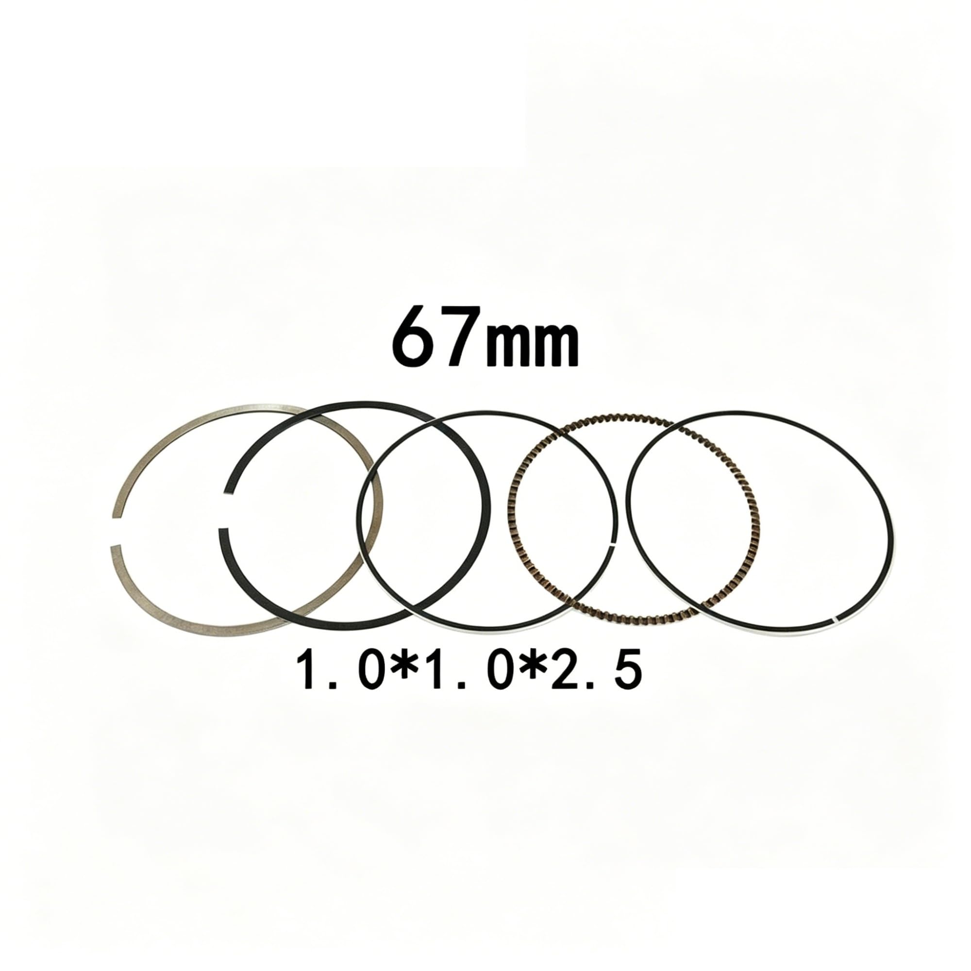 Fasce Elastiche Per CRF230F Per CRF 230F CRF230 F SL230 Per XR230 FTR223 Per SL Per XR 230cc Moto 67mm 233cc Pistone Anello Kit Pistone