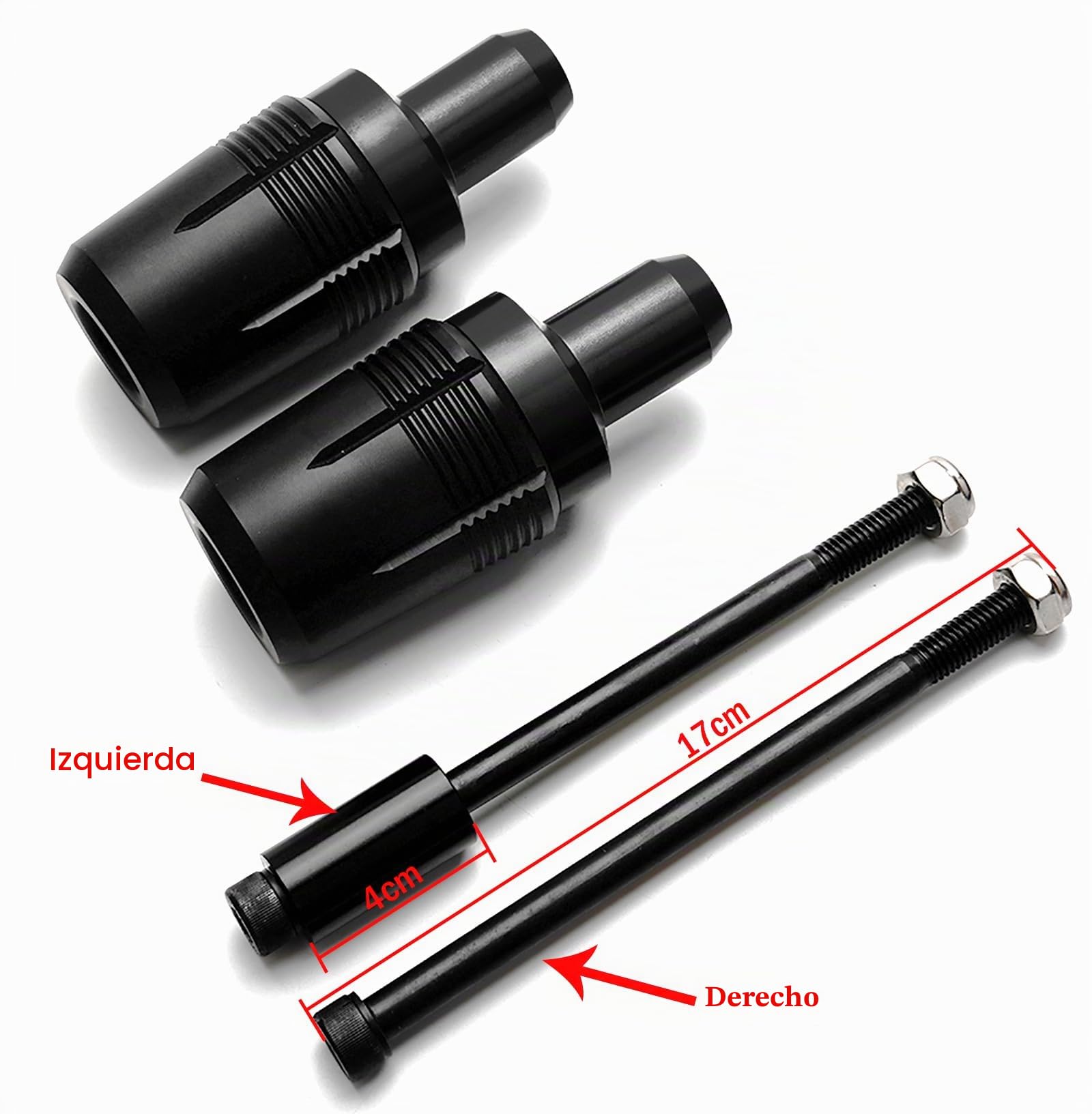 Mowok - Protectores de marco para moto, protección anticaída, accesorios para Kawasaki Ninja 650 Z650 Z650RS 2017-2024 2023 Z650 RS Z 650 2025, protecciones del marco (negro)